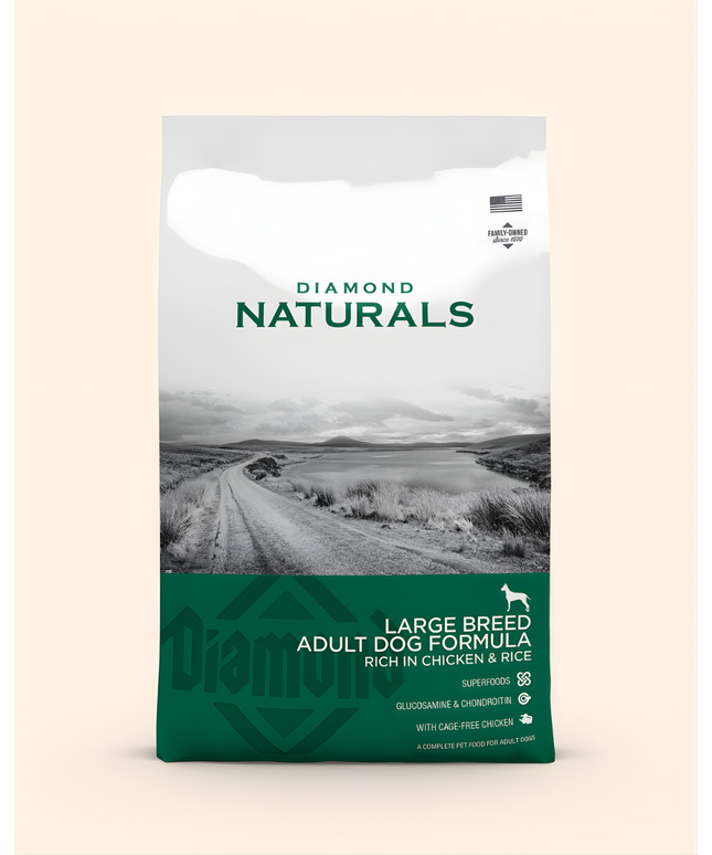Diamond Naturals Large Breed Adult Chicken & Rice 15kg