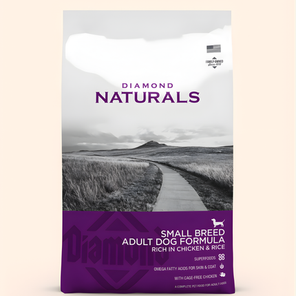 Diamond Naturals Small Breed Adult Dog Chicken & Rice 7,5kg