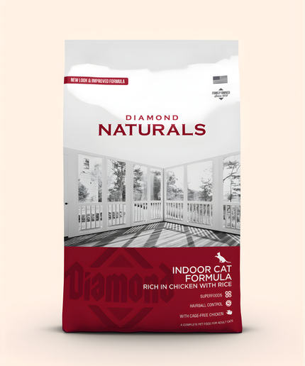 Diamond Naturals Indoor Cat Chicken with Rice 1kg