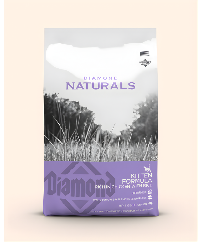 Diamond Naturals Kitten Chicken with Rice 7,5kg