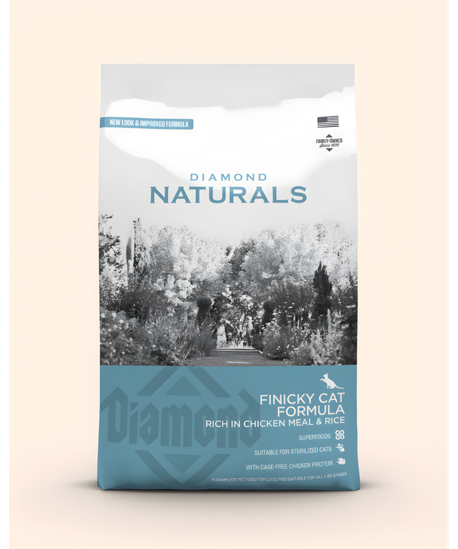 Diamond Naturals Finicky Cat Chicken meal & Rice 7,5kg