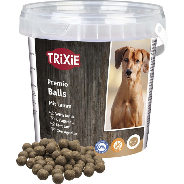 Trixie PREMIO Trainer Snack Balls med lamm hundgodis – 500 g