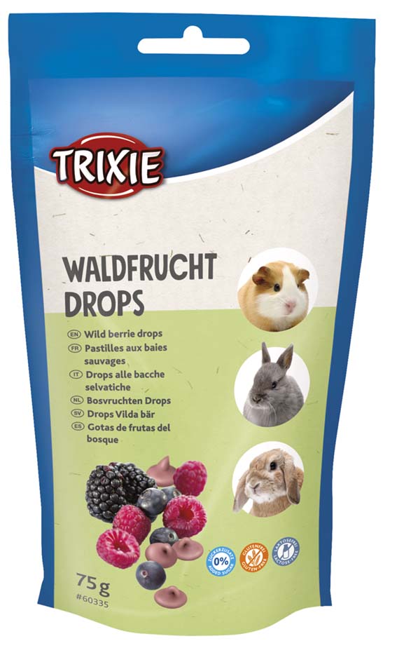 Gnagardrops glutenfria med vilda bär 75 g 12 Pack