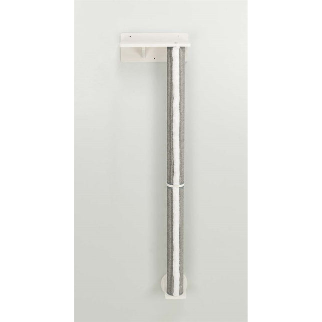 Trixie Väggset 1 för katt – 35 × 130 × 25 cm, Vit/grå