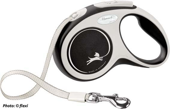 flexi New Comfort, band, S: 5 m, svart