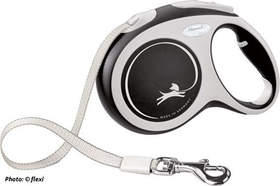 flexi New Comfort, band, L: 5 m, svart