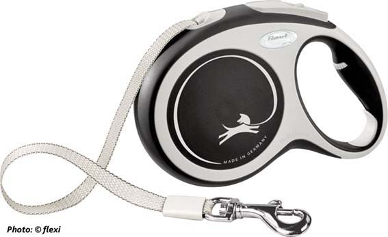 flexi New Comfort, band, L: 8 m, svart