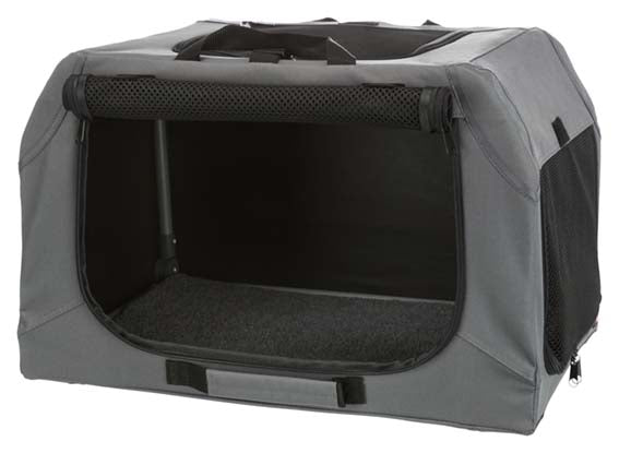 Nylonbur, Easy Soft, S-M: 71 × h49 × 51 cm, grå