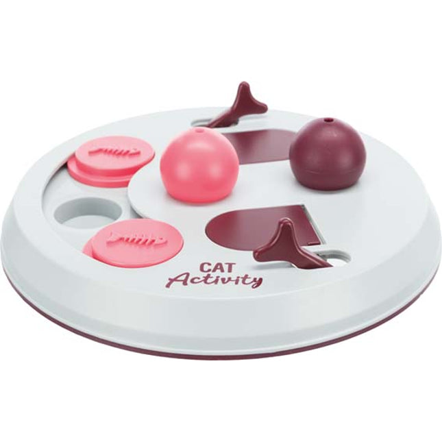 Trixie Cat Activity Flip Board aktiveringsleksak för katt – Ø 23 cm