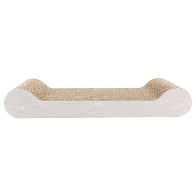 Trixie Junior klösbräda med kattmynta – 38 × 6 × 18 cm, Ljusgrå