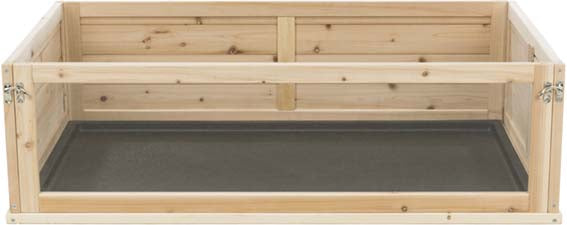 Innehage, marsvin, trä/plast, 100 × 30 × 60 cm