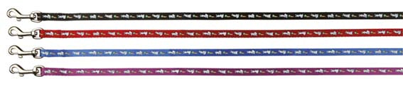 Sele+koppel Kanin ställbar m motiv 25-44cm/10mm, 1,25m
