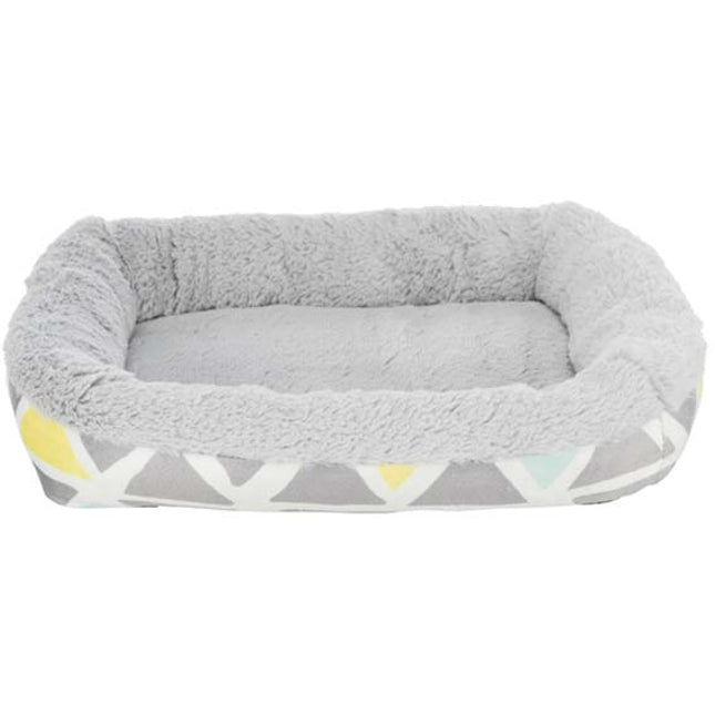 Trixie Sunny bädd för marsvin, plysch – 30 × 6 × 22 cm, multifärg/grå