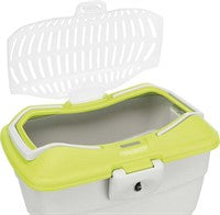 Transportbur Mini-Capri, 40 x h22 x 30 cm blå/grå