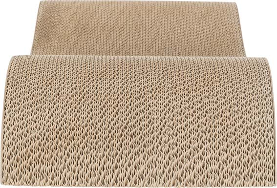 Klösbräda XXL, wellpapp, Catnip, 64 × 14 × 37 cm, grå