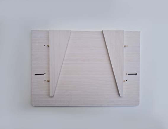 Plattform väggmonterad, 50×17,5×36,5 cm, vit