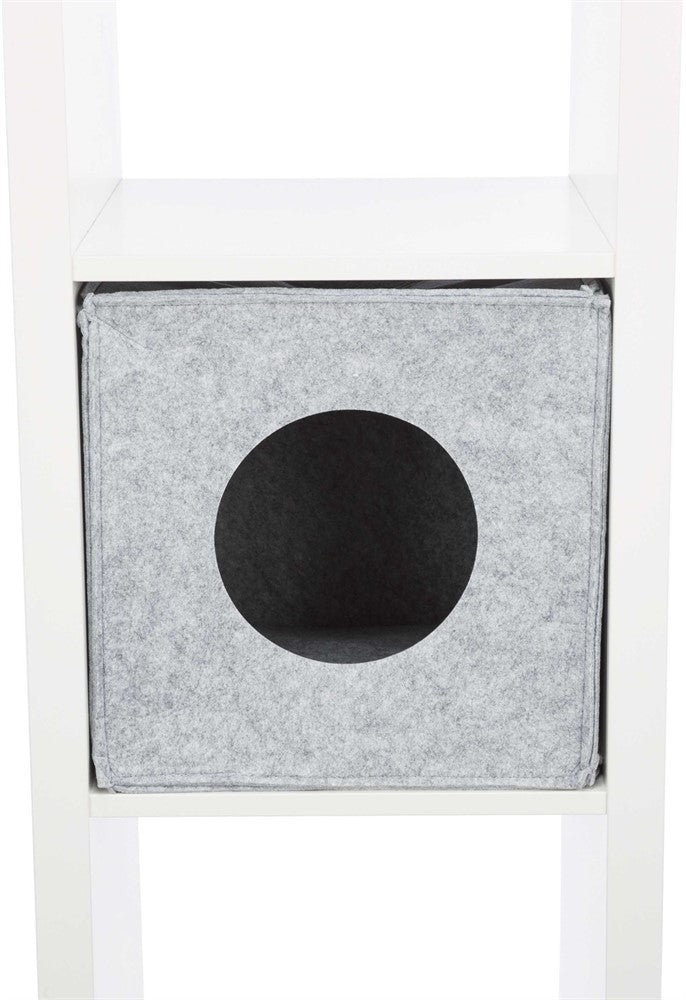 Koja Anton f IKEA hylla, filt, 33x33x37 cm, grå