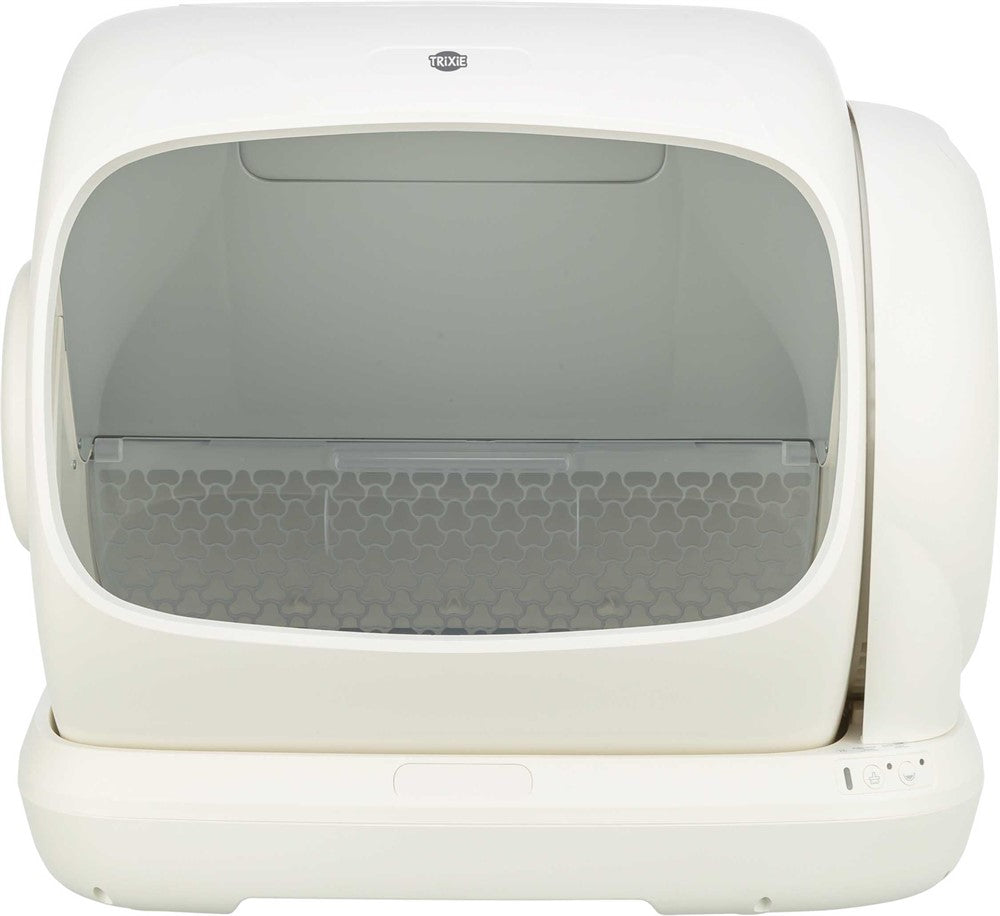 Självrengörande kattlåda XL, plast, 63 × 51 cm, vit