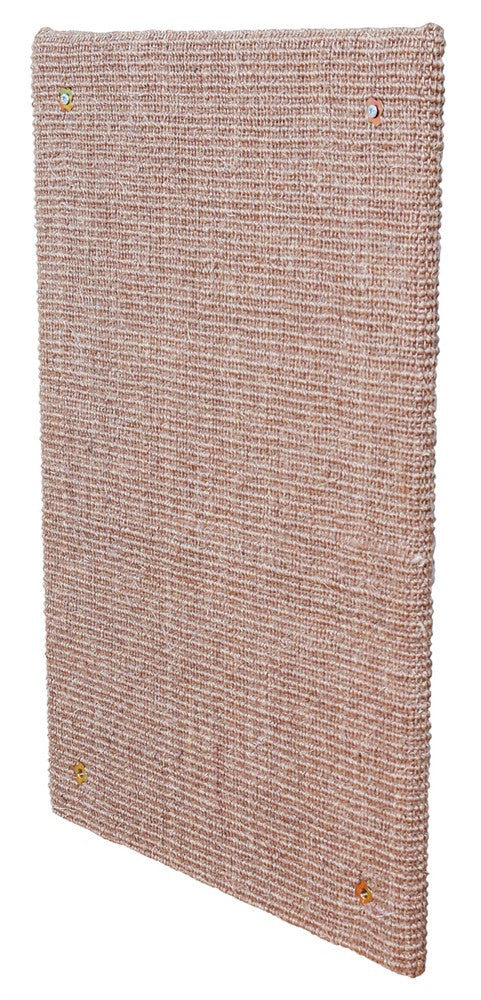 Klösbräda XXL, 50 × 70 cm, sisal/plysch, brun