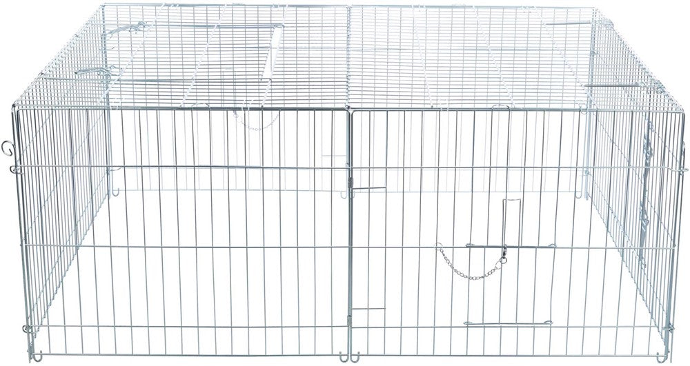Utebur för gnagare galv. metall 144xh58x116 cm