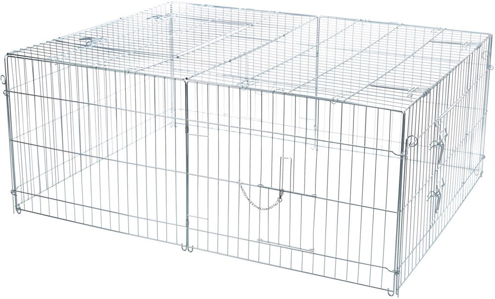 Utebur för gnagare galv. metall 144xh58x116 cm