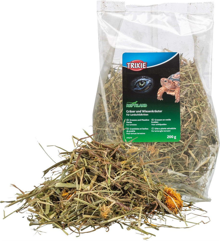 Gräs och ängsörter för sköldpaddor, 200 g 3 Pack