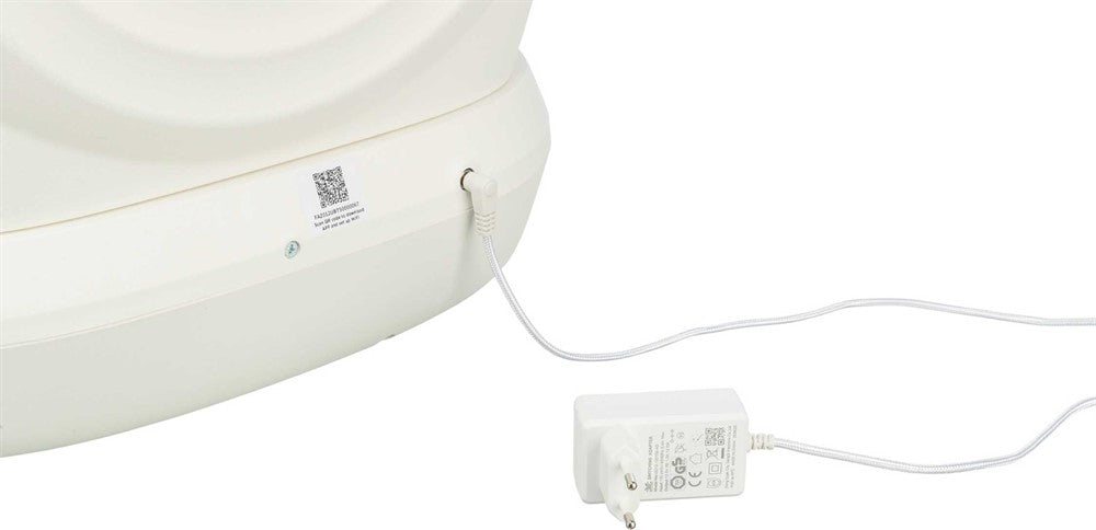 Självrengörande kattlåda XL, plast, 63 × 51 cm, vit