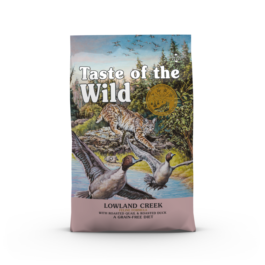 Taste of the Wild Lowland Creek torrfoder för katt – 2 kg