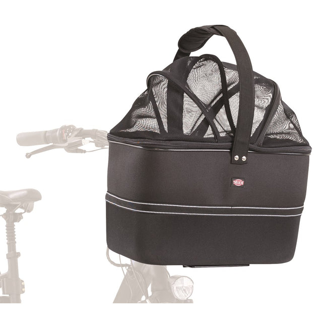 Trixie Cykelkorg fram – front med nät 41 × h47 × 29 cm, svart