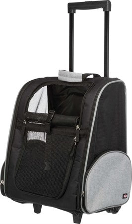Transportväska Trolley/Ryggsäck 32 x h45 x 25 cm, svart/grå