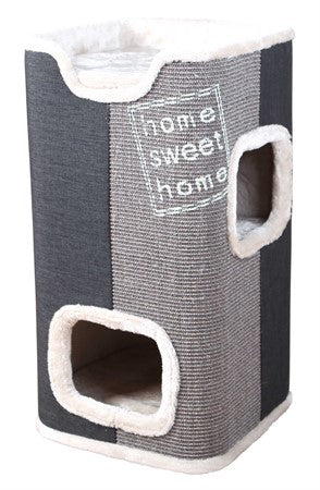 Klösmöbel Cat-Tower Jorge, 38 x h78 x 38 cm, ljusgrå/antracit