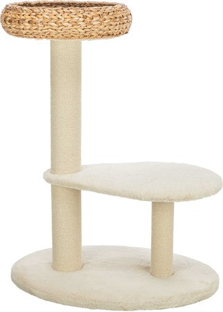 Albea klösmöbel, med bananblad, 90 cm, cream