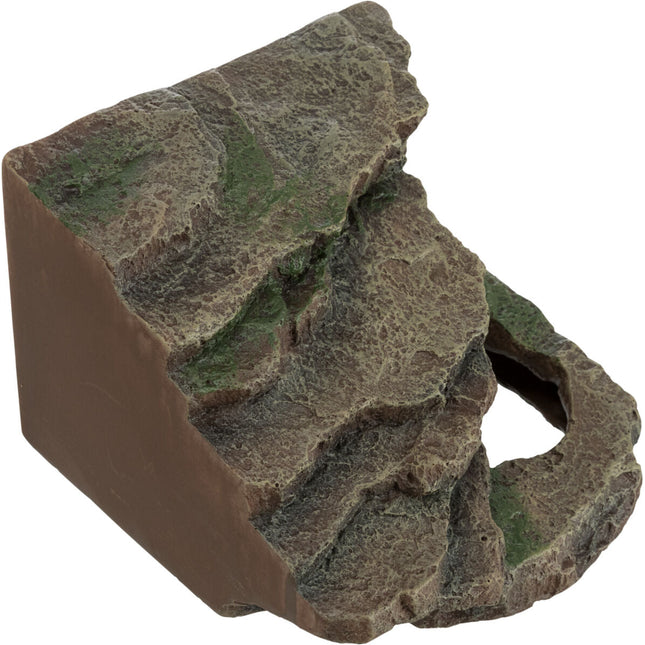 Trixie Hörnsten med grotta och plattform – 16 × 12 × 15 cm