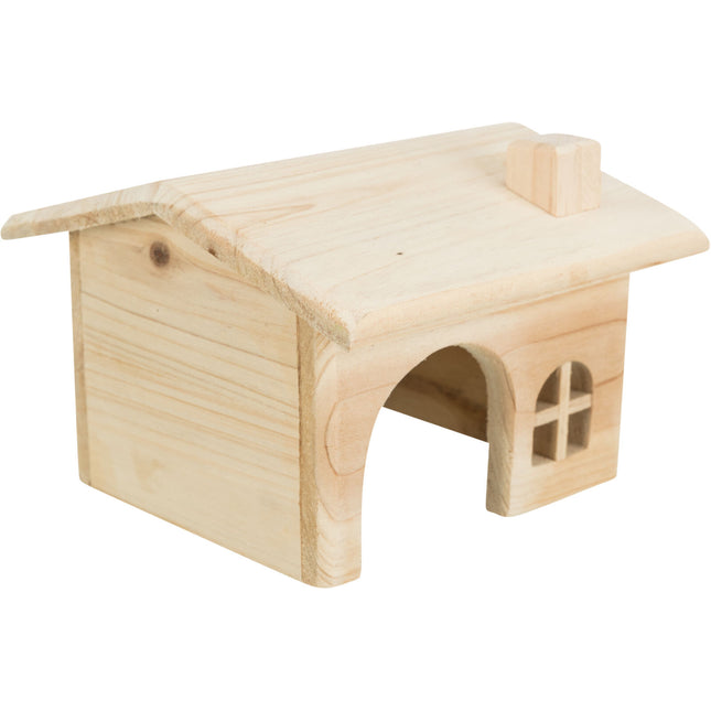 Trixie Trähus till mus/hamster – 15 × 11 × 15 cm