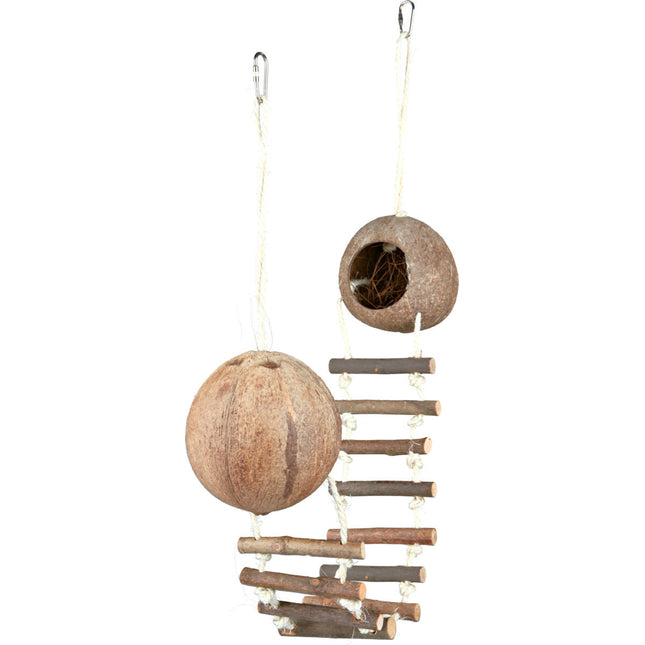 Trixie Kokosnöthus till hamster, dubbel – ø 13 × 100 cm
