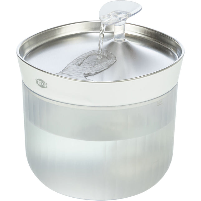 Trixie Vattenfontän Aqua Clear – 18 × 16 × 18 cm, 2,5 l, Vit