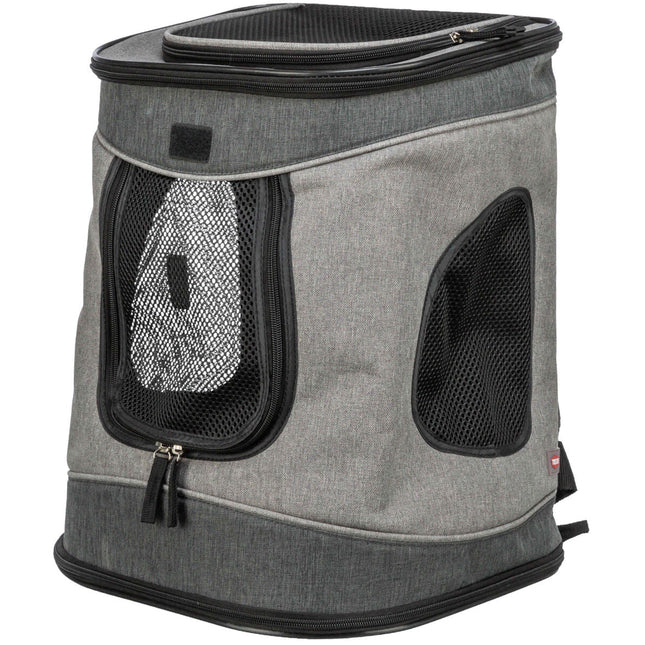 Trixie Ryggsäck Timon – 34 × 44 × 30 cm, max Under 12 kg, Grå
