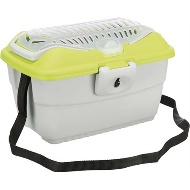 Trixie Transportbur Mini-Capri – 40 x h22 × 30 cm, blå/grå