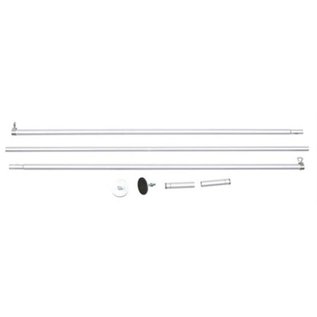 Cat Protect Teleskopstolpset, rak, 128-320 cm, aluminium