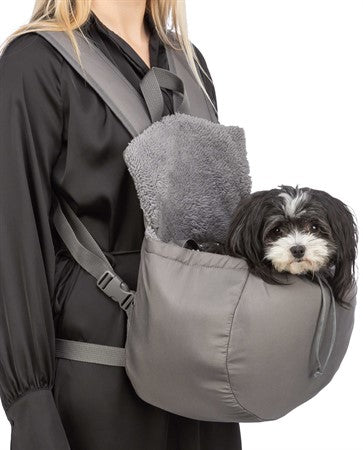 Frontväska Molly, 25 × 38 × 17 cm, <4 kg, grå
