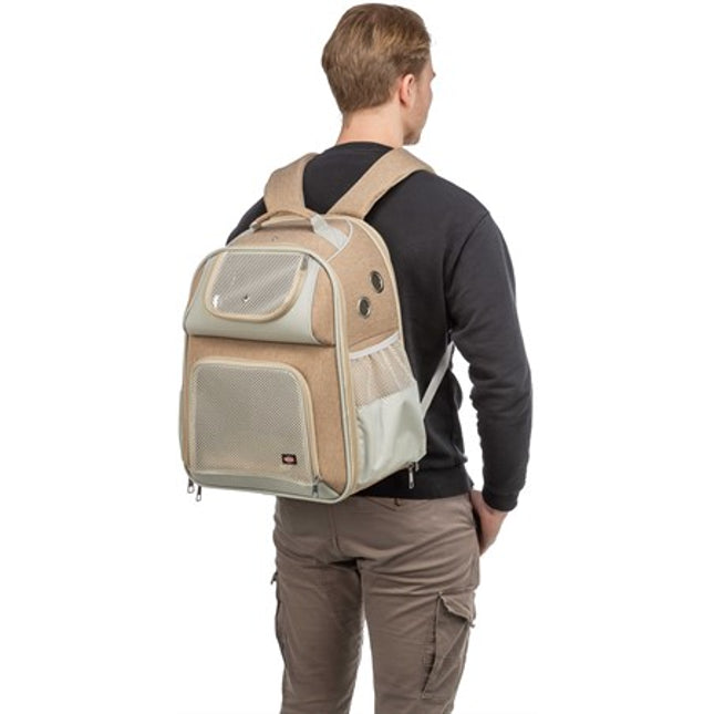 Trixie Ryggsäck Willow – 38 × 25 × 45 cm, Beige/brun