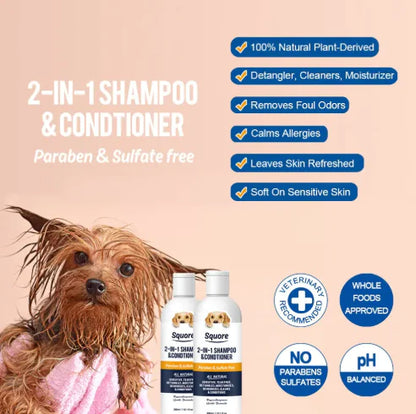 Hund- & Kattschampo – Deodoriserande & Mot kvalster
