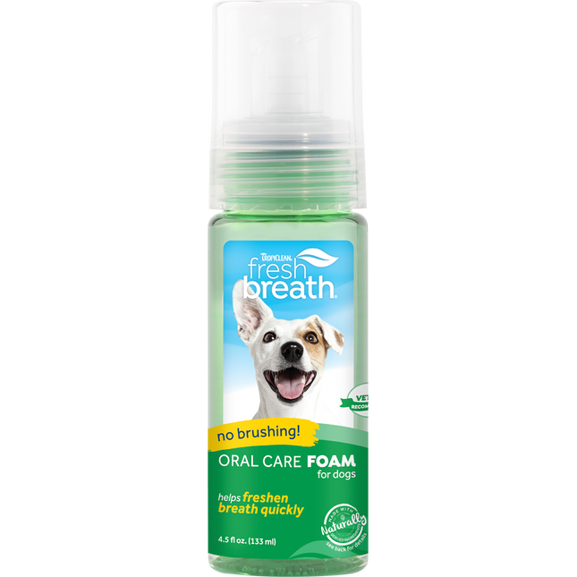 TropiClean Oral Care Foam munvårdsskum för hund och katt