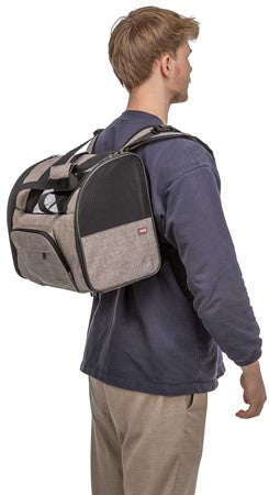 Ryggsäck Shiva, 41 × h30 × 21 cm, brun/beige
